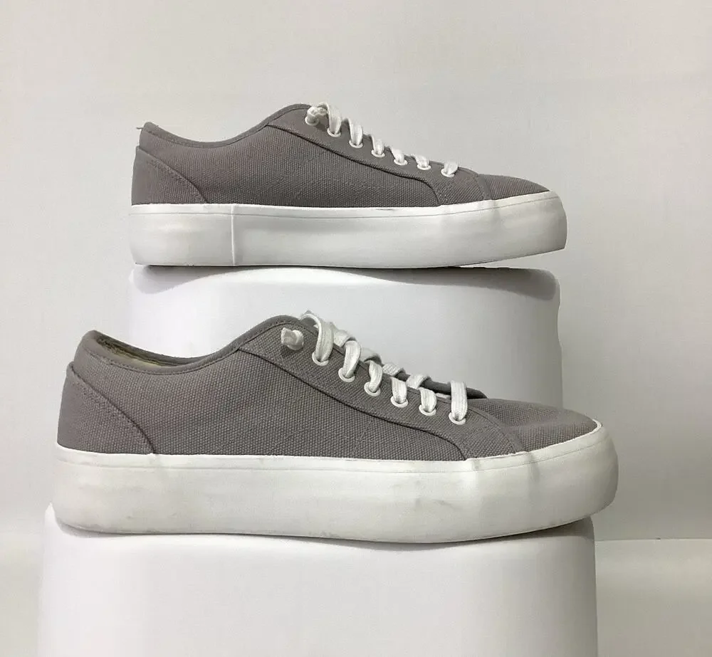 Cushionaire Women’s Size 9.5 Gray Tag Low Top Canvas Sneaker Fashion & Comfort